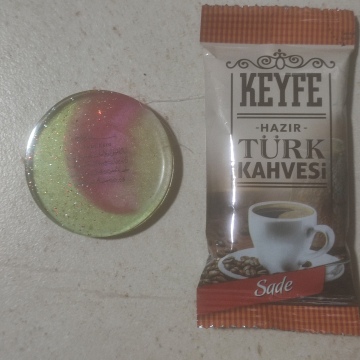 Ayetel Kürsü Dualı Mağnet ve Kahve